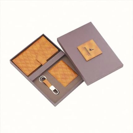 Diary, Keychain and Wallet Gift Set