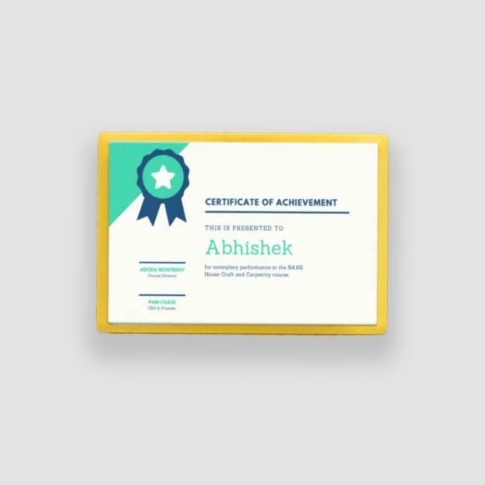 Pouch Laminated Certificates