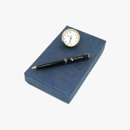 Pen and Paper clock Gift Set